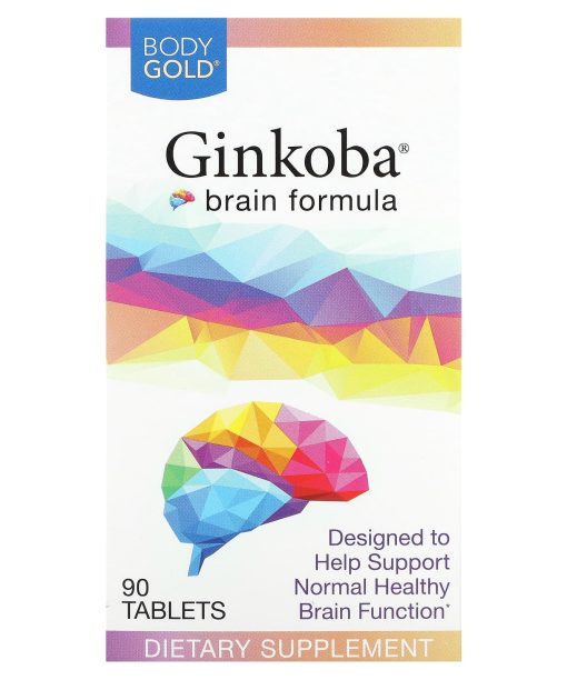BodyGold, Ginkoba Brain Formula, 90 Tablets (40 mg per Tablet)