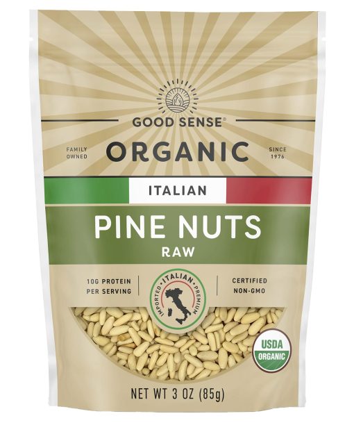 Good Sense, Organic Italian Pine Nuts, Raw, 3 oz (85 g)