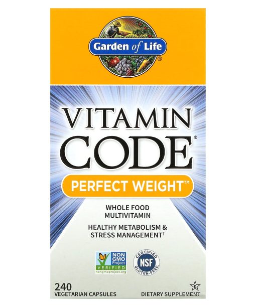 Garden of Life, Vitamin Code, Perfect Weight, 240 Vegetarian Capsules