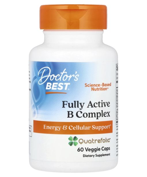 Doctor's Best, Fully Active B Complex, 60 Veggie Caps