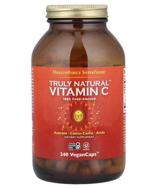 HealthForce Superfoods, Truly Natural™ Vitamin C, 240 Vegan Caps