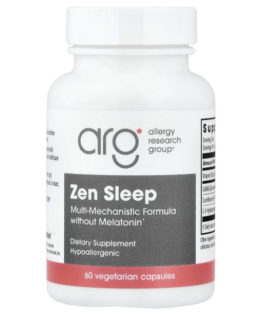 Allergy Research Group, Zen Sleep, 60 Vegetarian Capsules