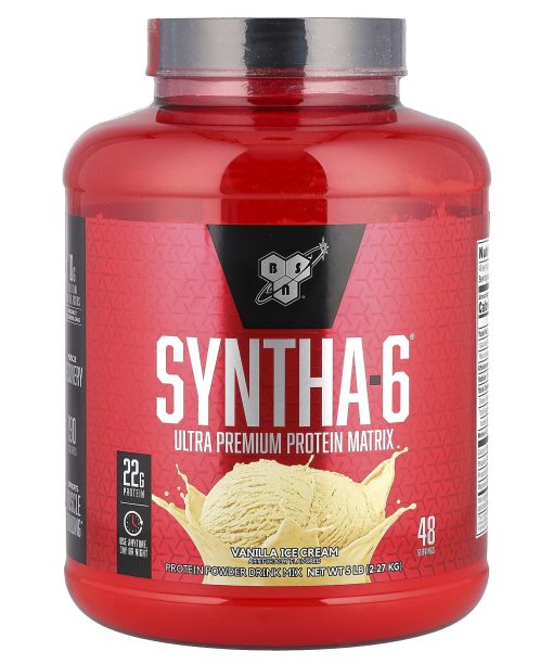 BSN, Syntha-6®, Ultra Premium Protein Matrix, Vanilla Ice Cream, 5 lb (2.27 kg)
