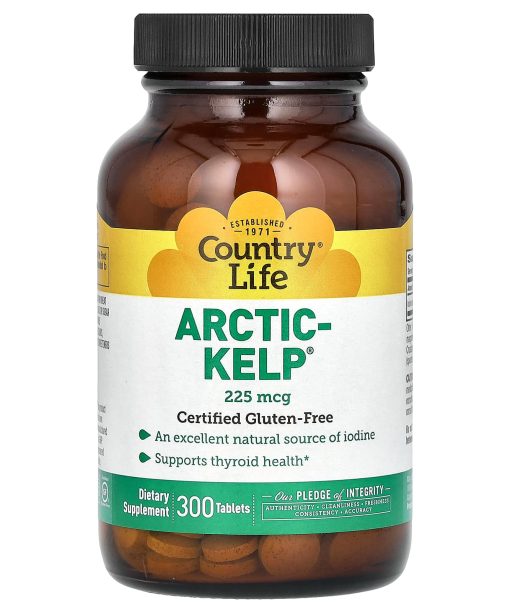 Country Life, Arctic-Kelp, 225 mcg, 300 Tablets
