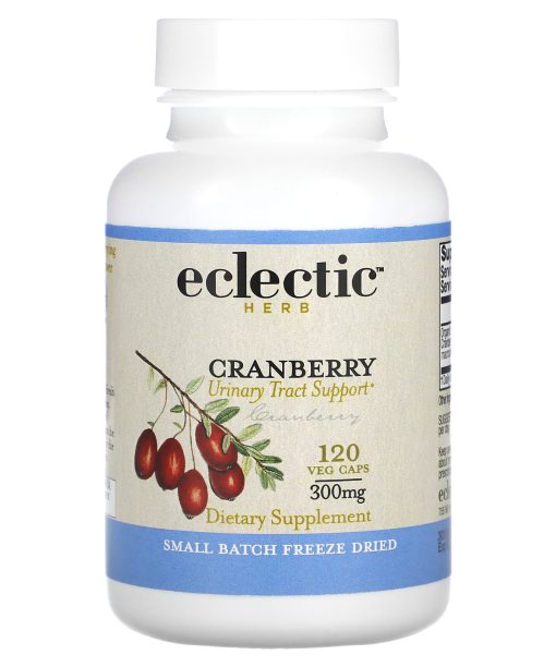 Eclectic Herb, Freeze Dried, Cranberry, 120 Veg Caps (300 mg per Capsule)