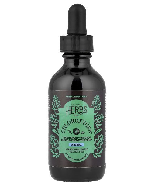 Herbs Etc., ChlorOxygen®, Original, Alcohol Free, 2 fl oz (59 ml)