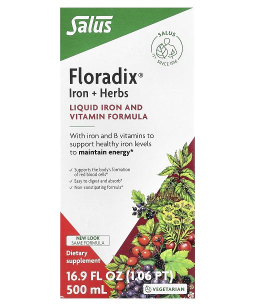 Floradix, Iron + Herbs, 16.9 fl oz (500 ml)