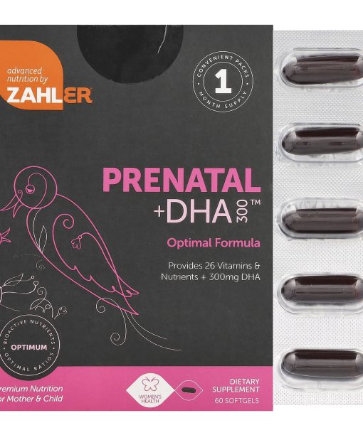 Zahler, Prenatal + DHA 300, 120 Softgels