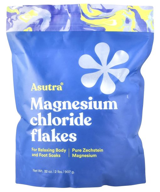 Asutra, Magnesium Chloride Flakes, 32 oz (907 g)
