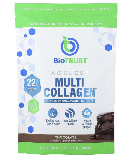 BioTRUST, Ageless Multi Collagen®, Chocolate, 9.2 oz (261 g)