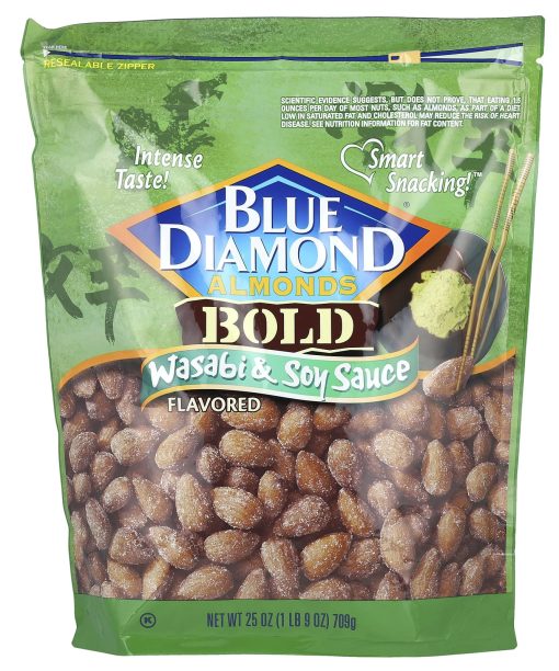 Blue Diamond, Almonds, Bold, Wasabi & Soy Sauce, 25 oz (709 g)