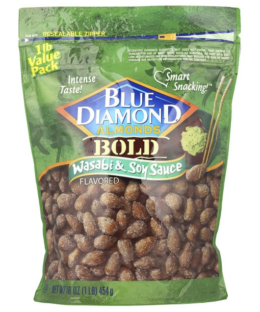 Blue Diamond, Almonds, Bold, Wasabi & Soy Sauce, 16 oz (454 g)