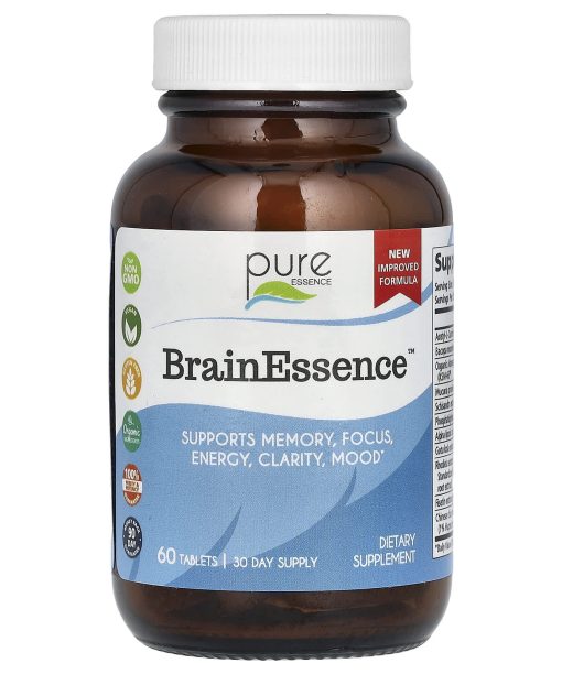 Pure Essence, BrainEssence, 60 Tablets