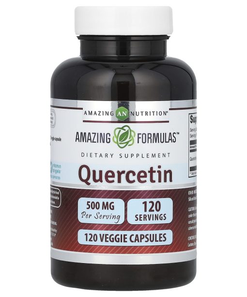Amazing Nutrition, Quercetin, 500 mg, 120 Veggie Capsules