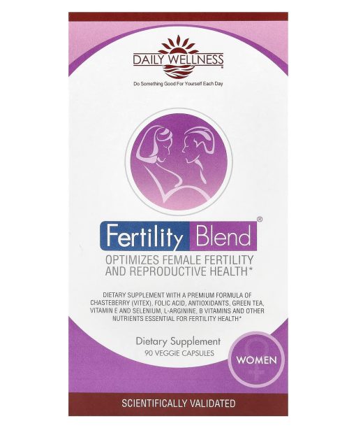Daily Wellness Company, Fertility Blend® for Women, 90 Veggie Capsules