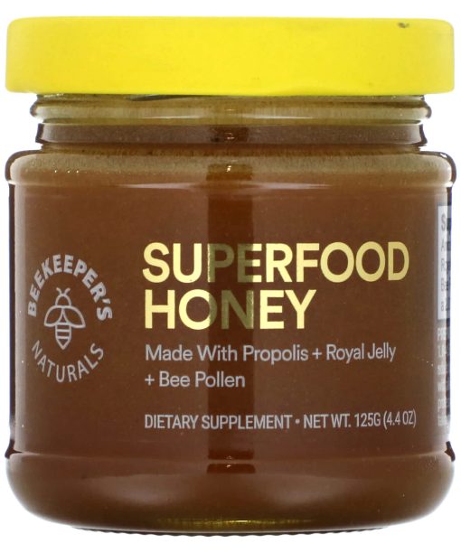 Beekeeper's Naturals, Superfood Honey, 4.4 oz (125 g)