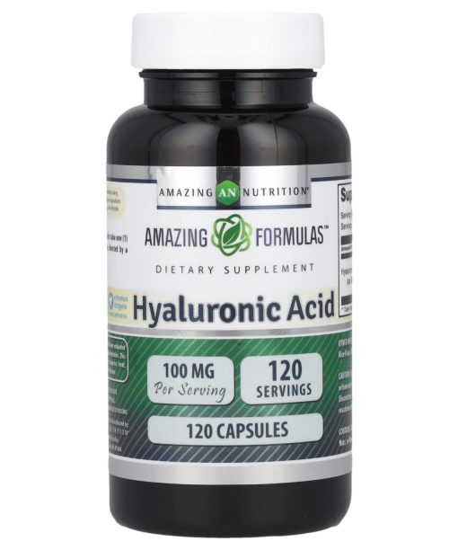 Amazing Nutrition, Hyaluronic Acid, 100 mg, 120 Capsules