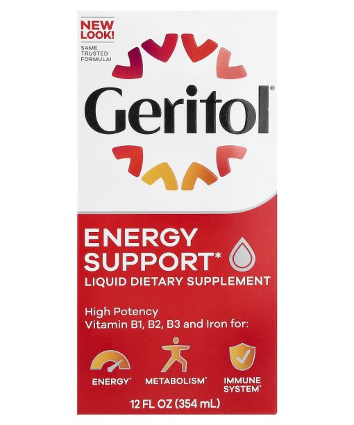 Geritol, Energy Support Liquid Supplement, 12 fl oz (354 ml)