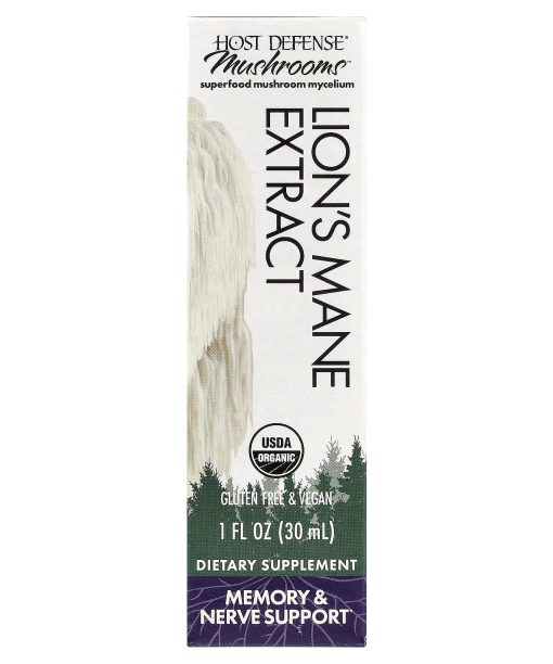 Host Defense, Mushrooms™, Lion's Mane Extract, 1 fl oz (30 ml)