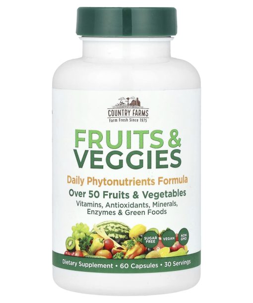Country Farms, Fruits & Veggies, 60 Capsules