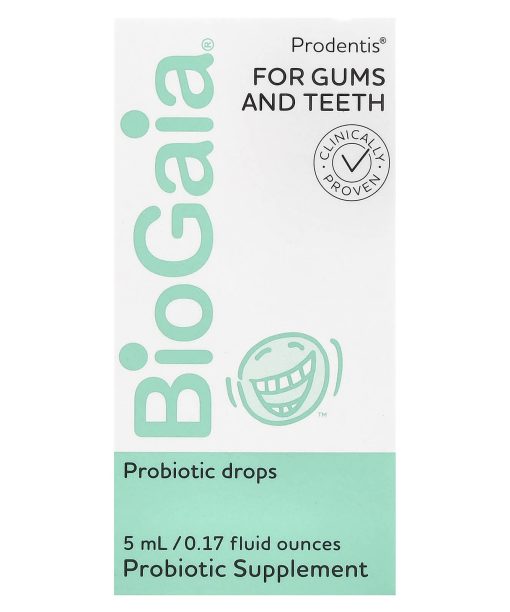BioGaia, Prodentis, Probiotic Drops, For Gums and Teeth, 200 Million CFU, 0.17 fl oz (5 ml)