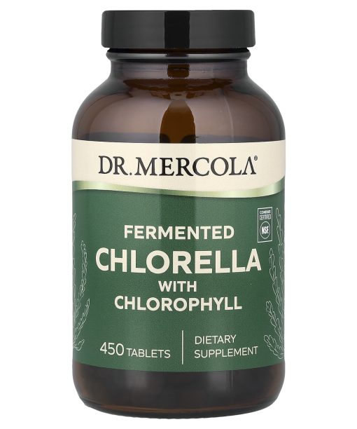Dr. Mercola, Fermented Chlorella with Chlorophyll, 450 Tablets