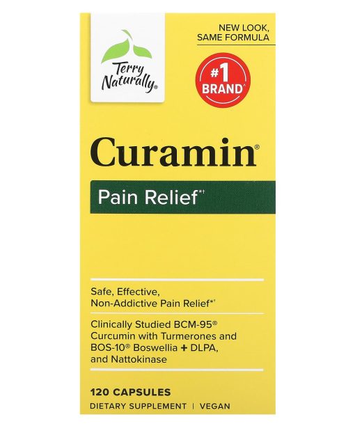 Terry Naturally, Curamin, Pain Relief, 120 Capsules