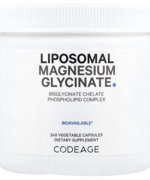 Codeage, Liposomal Magnesium Glycinate, 240 Vegetable Capsules