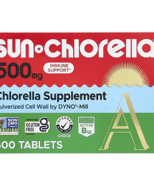 Sun Chlorella, Chlorella Supplement, 500 mg, 600 Tablets