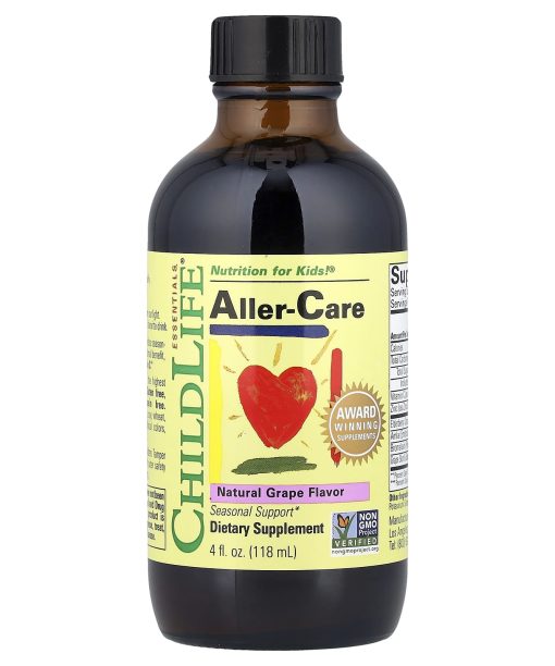 ChildLife Essentials, Aller-Care, Natural Grape, 4 fl oz (118 ml)