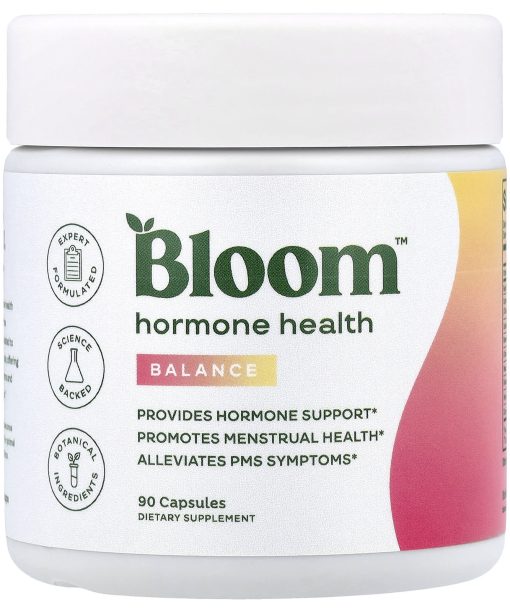 Bloom, Hormone Health, Balance, 90 Capsules