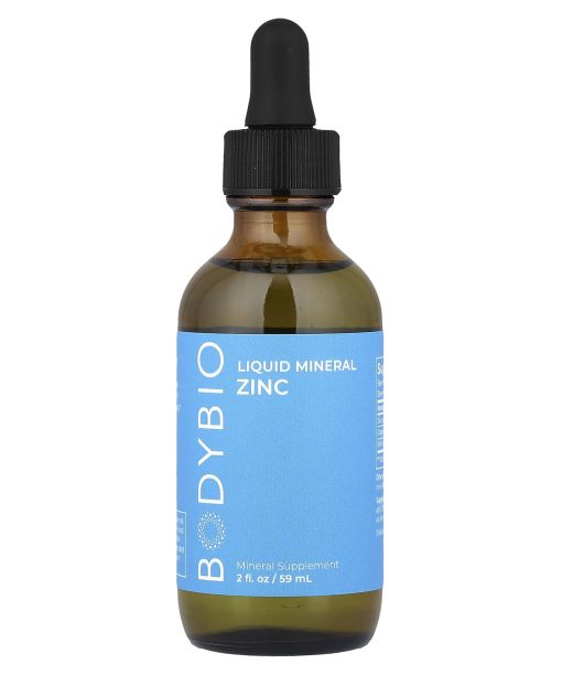 BodyBio, Liquid Mineral Zinc, 2 fl oz (59 ml)