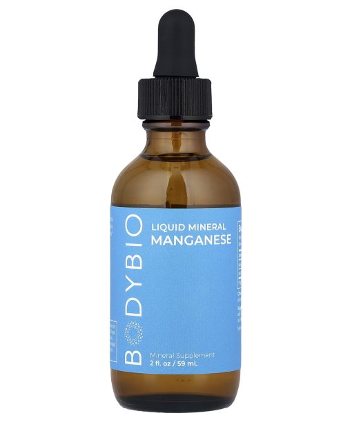 BodyBio, Liquid Mineral Manganese, 2 fl oz (59 ml)
