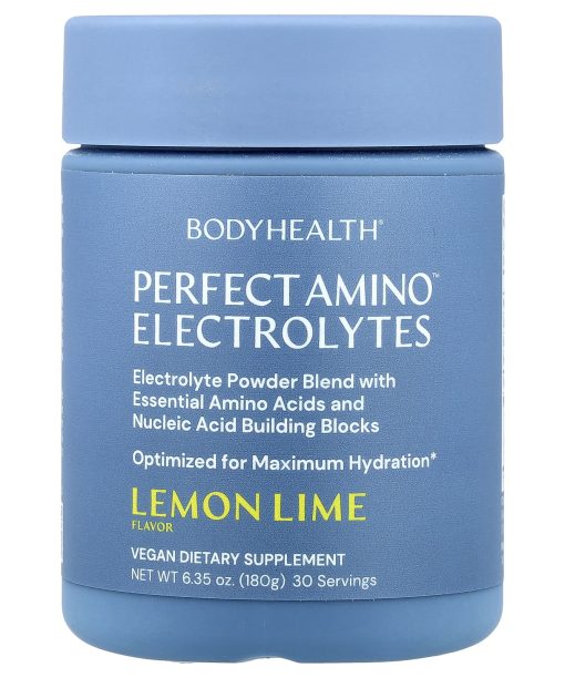 BodyHealth, Perfect Amino™ Electrolytes, Lemon Lime, 6.35 oz (180 g)