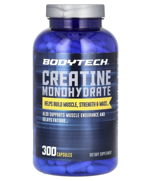 BodyTech, Creatine Monohydrate, 300 Capsules (750 mg per Capsule)