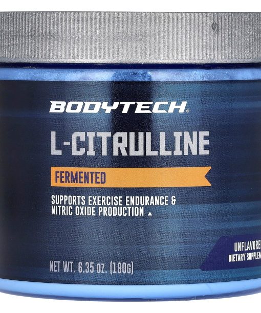 BodyTech, L-Citrulline, Fermented, Unflavored, 6.35 oz (180 g)
