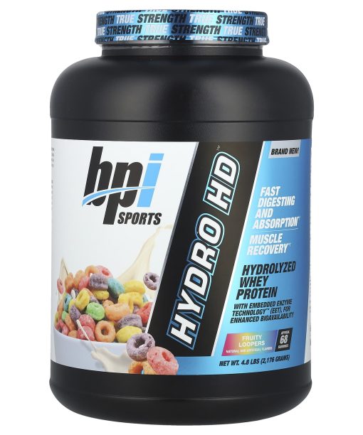 BPI Sports, Hydro HD™, Hydrolyzed Whey Protein, Fruity Loopers, 4.8 lbs (2,176 g)