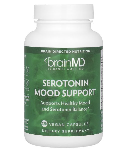 BrainMD, Serotonin Mood Support, 120 Vegan Capsules