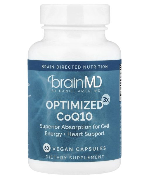 BrainMD, Optimized3x CoQ10, 60 Vegan Capsules