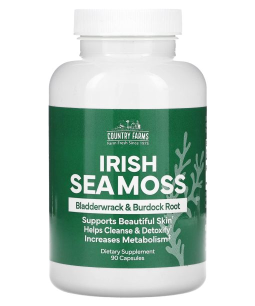 Country Farms, Irish Sea Moss, 90 Capsules