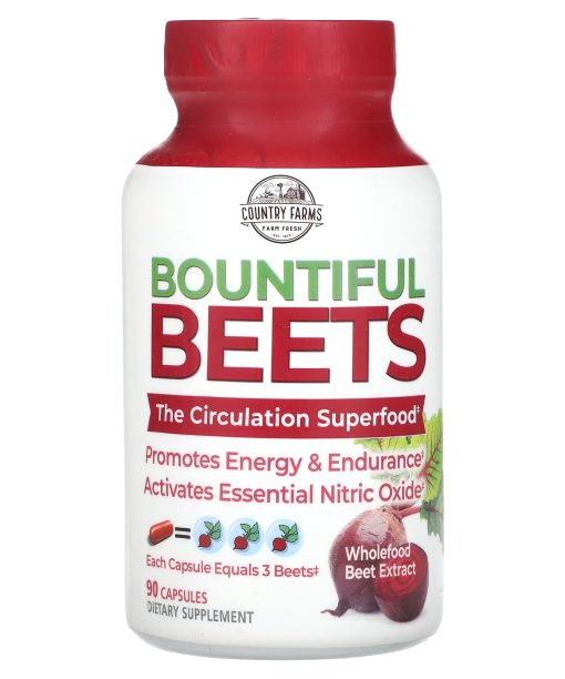 Country Farms, Bountiful Beets, Whole Beet Extract, 90 Capsules