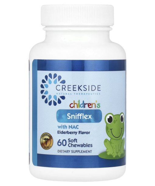 Creekside Natural Therapeutics, Children's Snifflex with NAC, Elderberry , 60 Soft Chewables