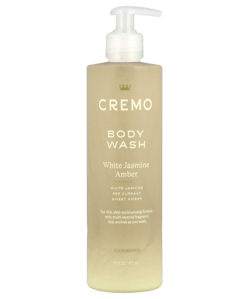 Cremo, Body Wash, White Jasmine Amber, 16 fl oz (473 ml)