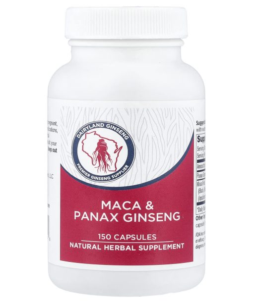 Dairyland Ginseng, Maca & Panax Ginseng, 150 Capsules