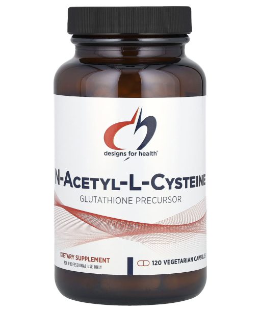 Designs For Health, N-Acetyl-L-Cysteine, 120 Vegetarian Capsules (900 mg per Capsule)