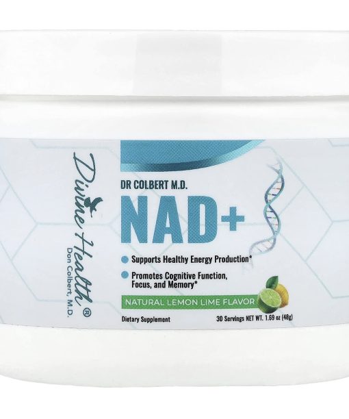 Divine Health, Dr. Colbert M.D., NAD+, Lemon Lime , 1.69 oz (48 g)