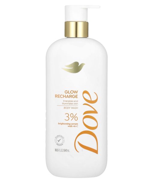 Dove, Glow Recharge, Body Wash, 18.5 fl oz (547 ml)
