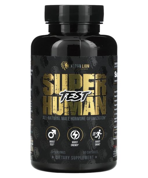 ALPHA LION, SuperHuman Test, 90 Capsules