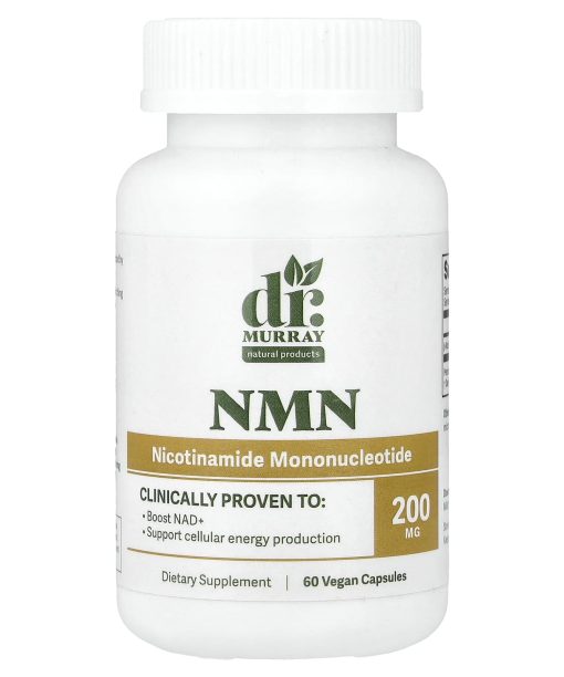 Dr. Murray's, NMN, 200 mg, 60 Vegan Capsules