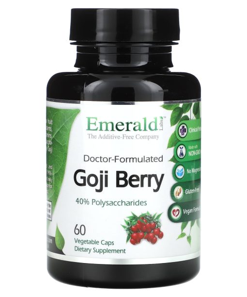 Emerald Laboratories, Goji Berry, 60 Vegetable Caps (750 mg per Capsule)